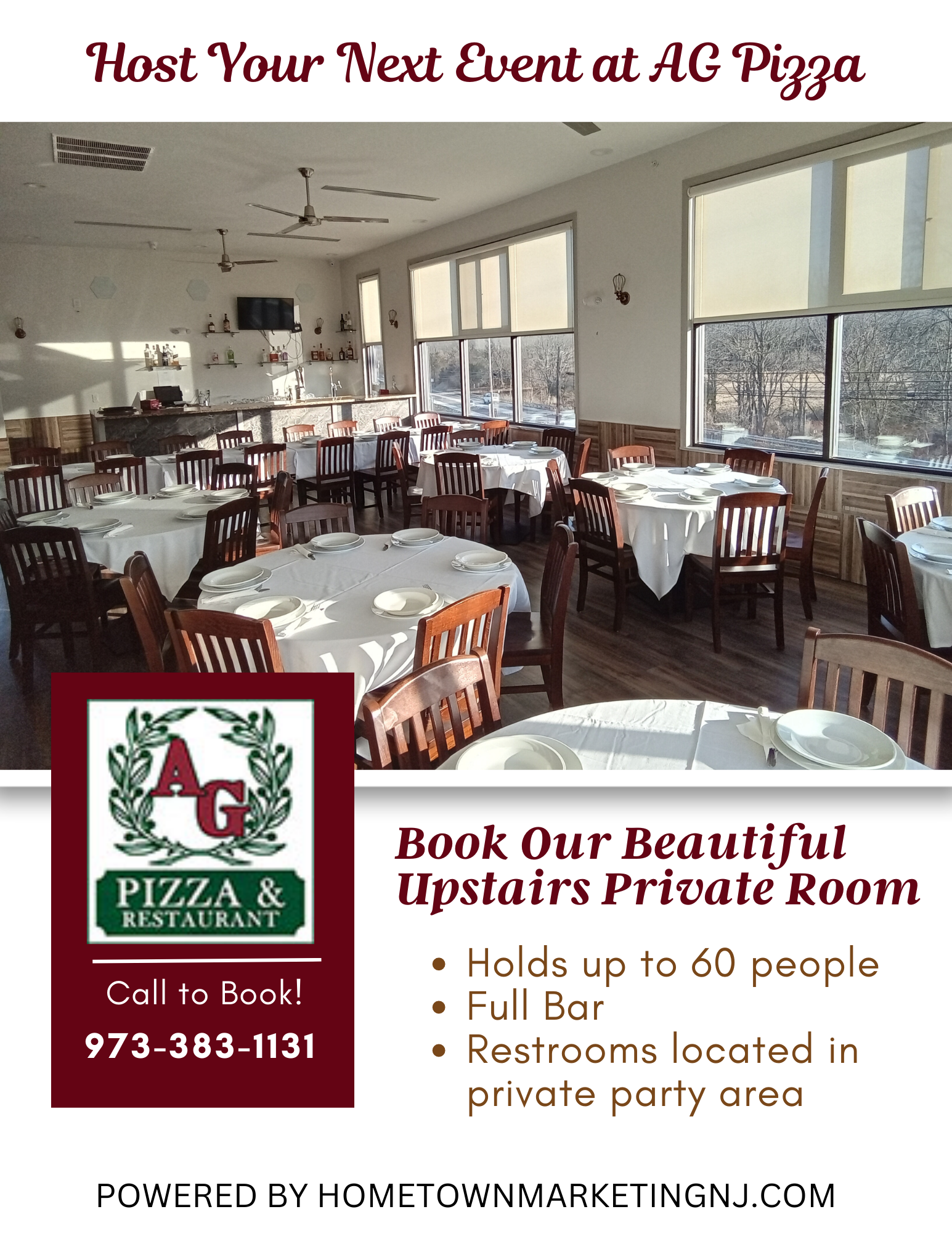 AG Pizza Private Room